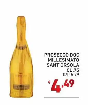 Ok Market Prosecco DOC Millesimato Sant'Orsola 75 cl. offerta