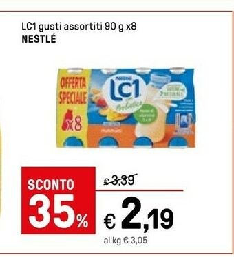 Iper La Grande Nestlè LC1 Vital Multifrutti X8 720 G(ml) offerta