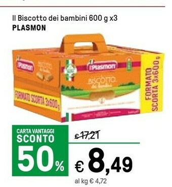 Iper La Grande Plasmon Alimentazione neonato offerta