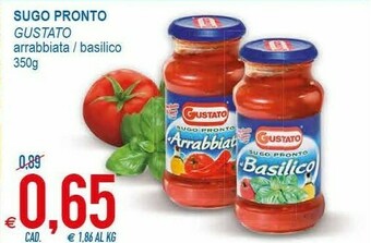 MD Discount Gustato Sugo Pronto Arrabbiata 350 G(ml) offerta