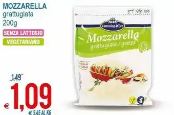 MD Discount Cammino d'oro Mozzarella Grattugiata Senza Lattosio Vegetariano offerta