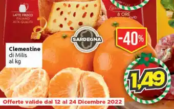 Vicino a te supermercati Clementine offerta