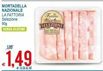 MD Discount La Fattoria Mortadella Nazionale Senza Glutine offerta
