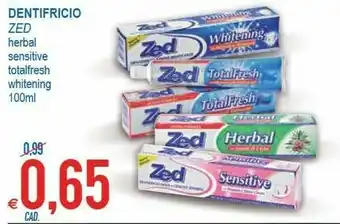 MD Discount Zed Dentifricio Herbal offerta