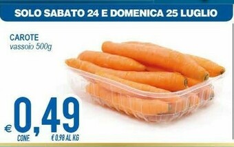 MD Discount Carote Vassoio offerta