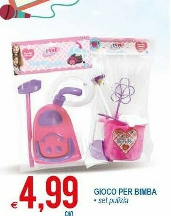 MD Discount Gioco Per Bimba Set Pulizia offerta