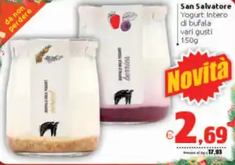 Vicino a te supermercati San Salvatore Yogurt 150g offerta