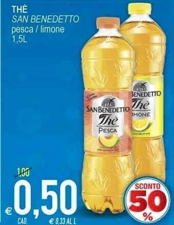 MD Discount San Benedetto Thè Al Limone 1500 G(ml) offerta