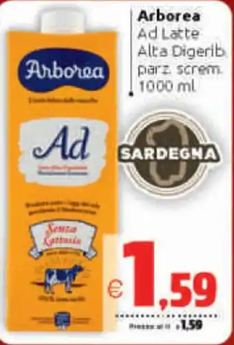Vicino a te supermercati Arborea Ad Latte Alta Digerib. parz. screm. 1000 ml offerta