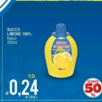 Succo Limone 100% Fiasco