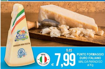 MD Discount Malga Paradiso Punte Formaggio Duro Italiano offerta