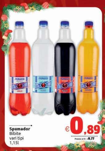 Vicino a te supermercati Spumador Bibite vari tipi 1,15 l offerta