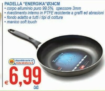 MD Discount Energika Padella 24 Cm offerta