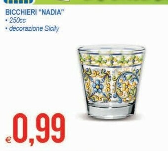 MD Discount Bicchieri Nadia offerta