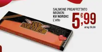 KV Nordic Salmone Preaffettato Mignon