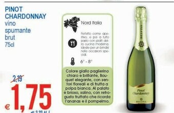 MD Discount Pinot Chardonnay Vino Spumante Brut offerta