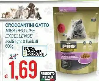 MD Discount Croccantini Gatto Miba Pro Life Excellence offerta