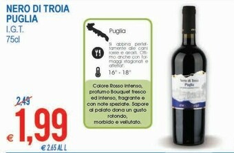 MD Discount Nero Di Troia Puglia Igt offerta