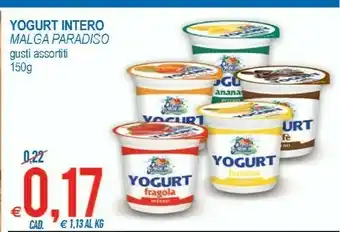 MD Discount Malga Paradiso Yogurt Intero Bianco 150 G(ml) offerta