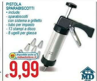 MD Discount Pistola Sparabiscotti offerta