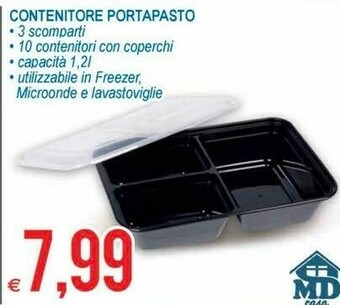 MD Discount Contenitore Portapasto offerta