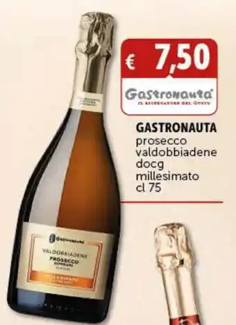 Deco Superstore Gastronauta prosecco valdobbiadene docg millesimato 75 cl offerta