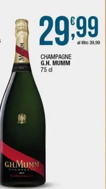 G.H. Mumm Champagne 75 cl