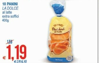 MD Discount La Dolce Panini Al Latte 400 G(ml) offerta