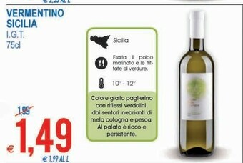 MD Discount Vermentino Sicilia Igt offerta