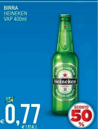 Heineken Birra Premium Quality 400 G(ml)