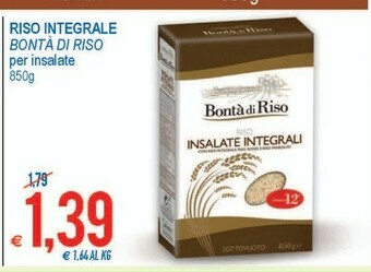 MD Discount Bontà di riso Riso Integrale offerta