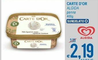 MD Discount Algida Carte D'Or Panna 400 G(ml) offerta