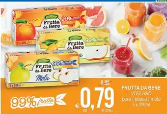MD Discount Viviland Pera 70% Frutta 600 G(ml) offerta