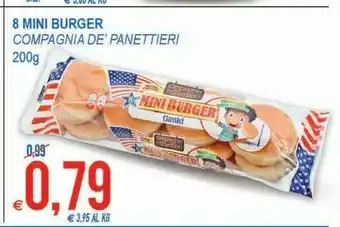 MD Discount Compagnia dei panettieri Compagnia De' Panettieri - Mini Burger Classici offerta