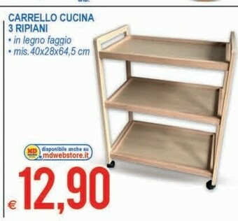MD Discount Carrello Cucina offerta