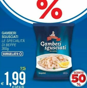 MD Discount Le Specialità di Beppe Gamberi Sgusciati offerta