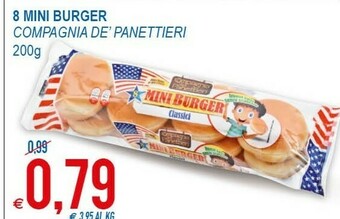 MD Discount Compagnia dei panettieri 8 Mini Burger offerta