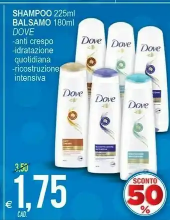 MD Discount Dove Shampoo offerta