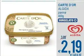 MD Discount Carte d'or Panna offerta