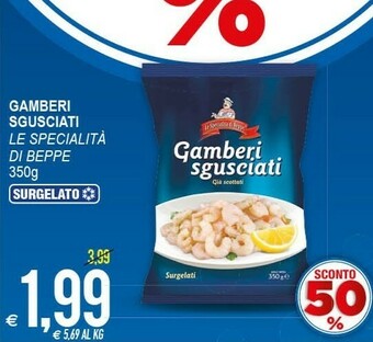 MD Discount Le Specialità di Beppe Gamberi Sgusciati offerta
