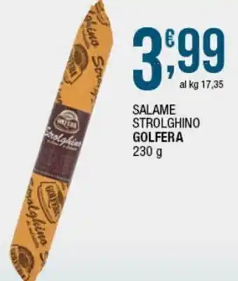 Golfera Salame Strolghino