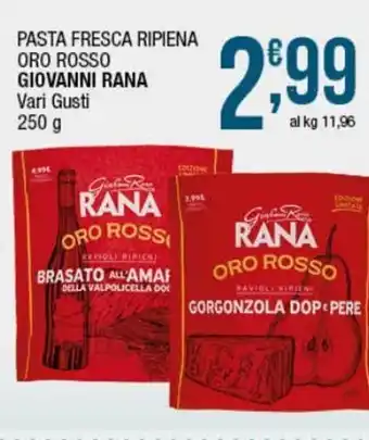 Giovanni Rana Pasta Fresca Ripiena Oro Rosso 250 g