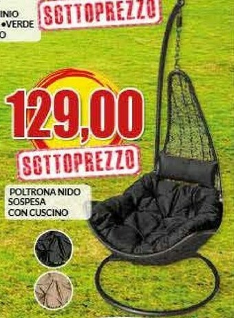 Risparmio Casa Poltrona Nido Sospesa Con Cuscino offerta
