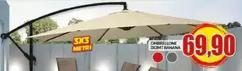 Risparmio Casa Ombrellone 3 X 3 Mt Banana offerta