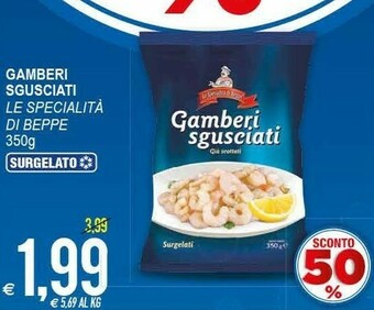 MD Discount Le Specialità di Beppe Gamberi Sgusciati offerta