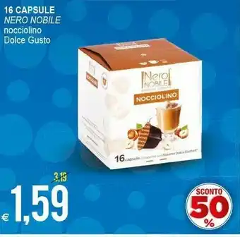 MD Discount Nero Nobile 16 Capsule Nocciolino Dolce Gusto offerta