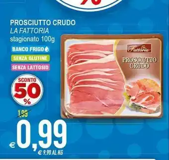 MD Discount La Fattoria Prosciutto Crudo Senza Glutine E Senza Lattosio offerta