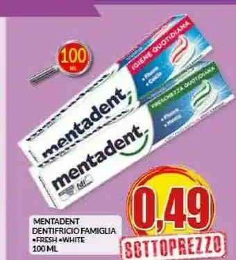 Risparmio Casa Mentadent Dentifricio Famiglia offerta