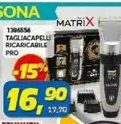 Risparmio Casa Matrix Tagliacapelli Ricaricabile Pro offerta