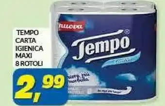 Risparmio Casa Tempo Carta Igienica Maxi 8 Rotoli offerta